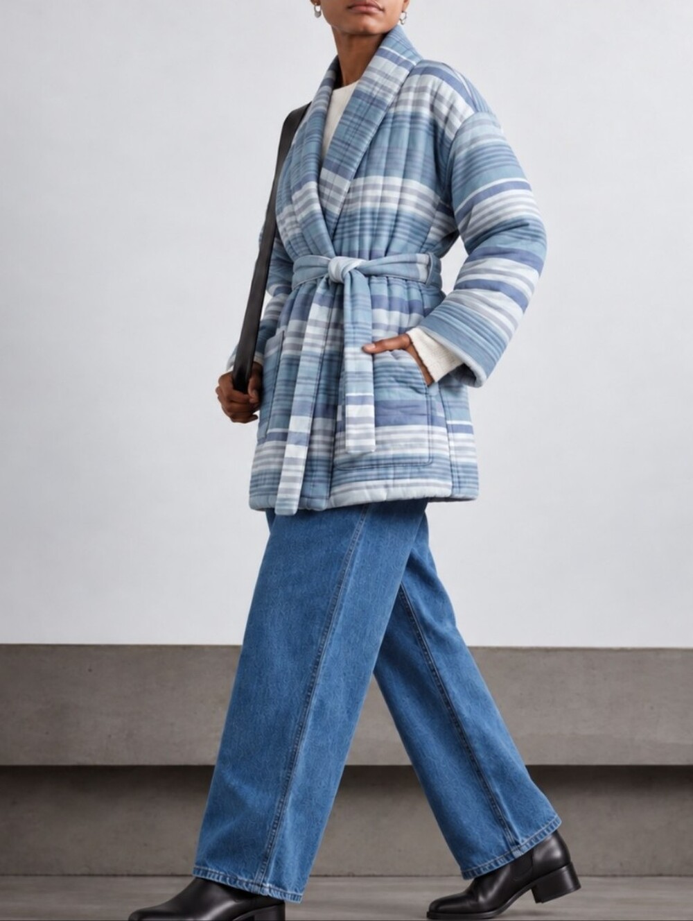MARA HOFFMAN WILLA QUILTED COAT JACKET